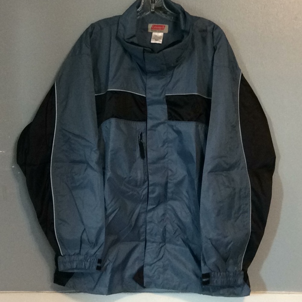 Coleman Mens Nylon Poly Windbreaker Jacket Sz L